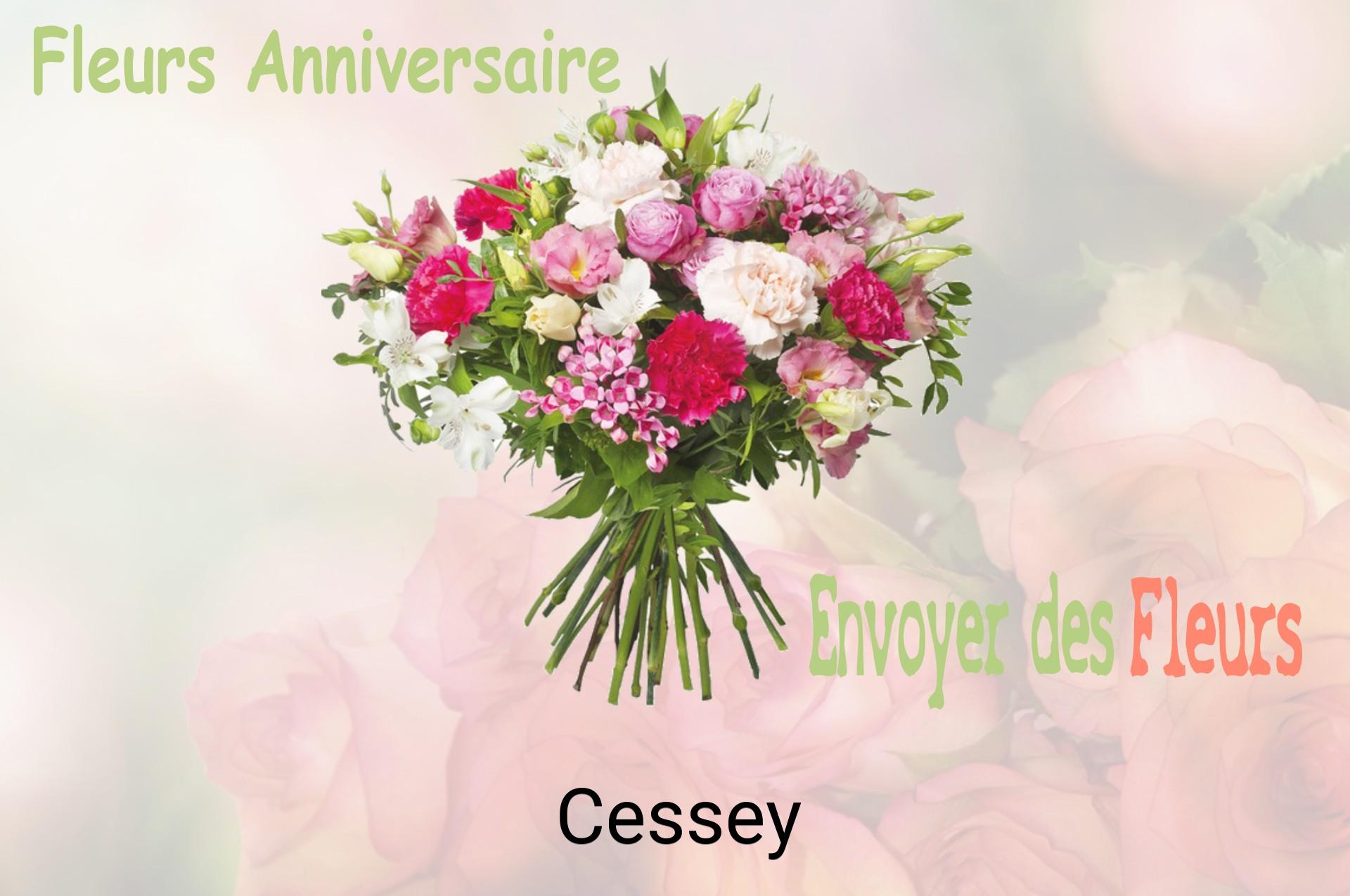 Bouquet de fleurs d’anniversaire livré à Cessey