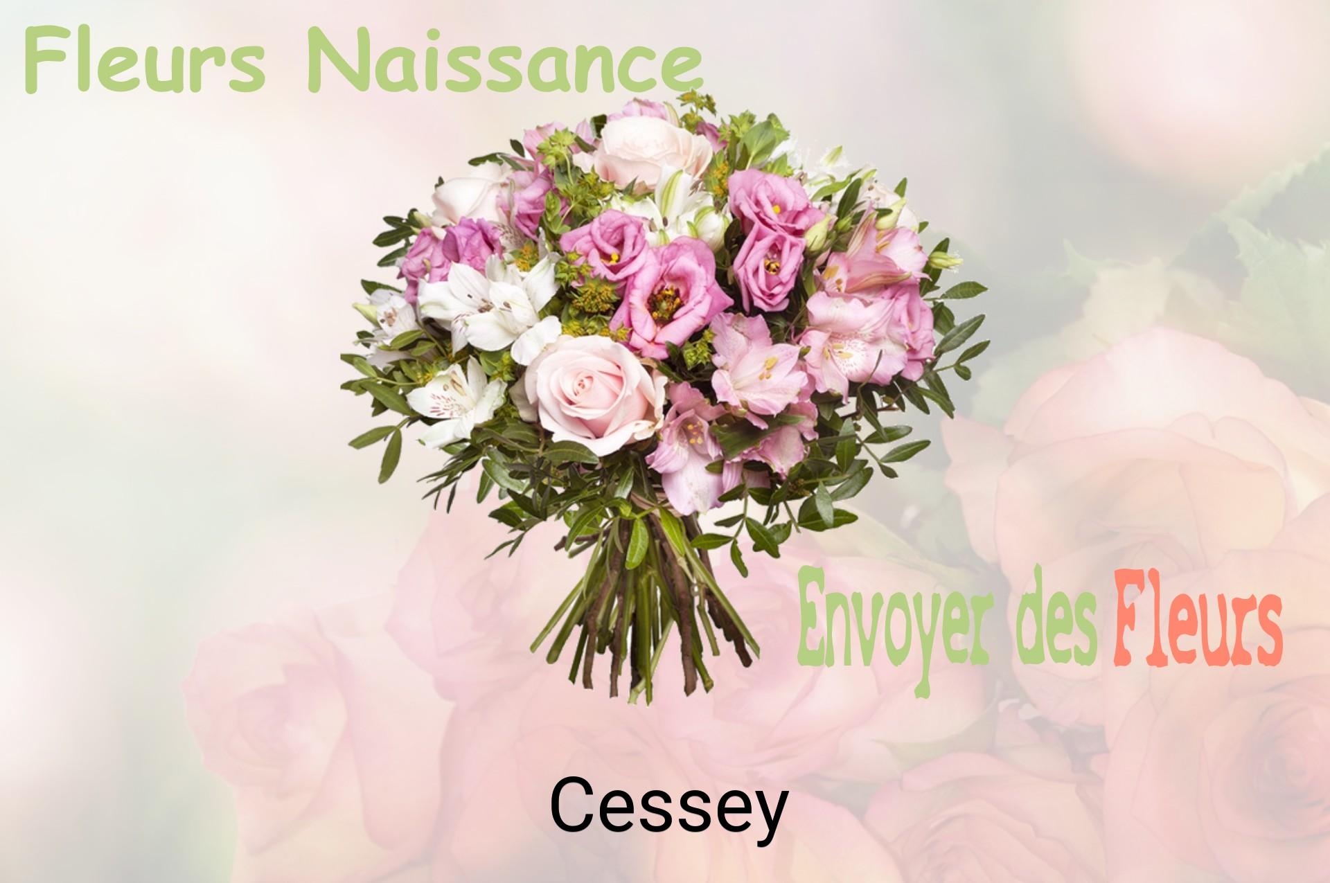 Bouquet de fleurs de naissance livré à Cessey
